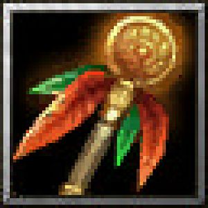 BTNGoldfeatheredStaff