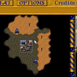 Gameplay of first mission as Atreides.
