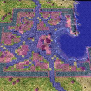 Battlefield Mediterranean Fortified Coastal Town Pathability