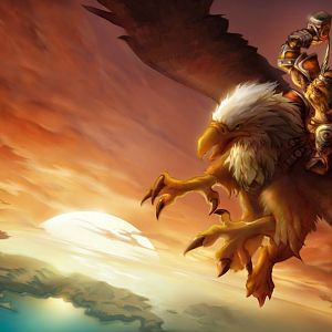 flying world of warcraft dwarfs wow gryphon dwarf desktop 1600x1200 hd wallpaper 707373
