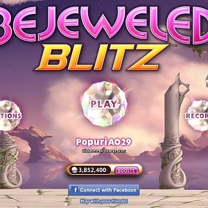 Bejeweled Blitz - Not much play this game to earning Coin.
