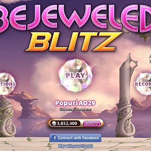 Bejeweled Blitz - Not much play this game to earning Coin.