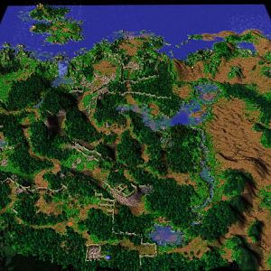 The map of "The Ghost of Inis Mor"