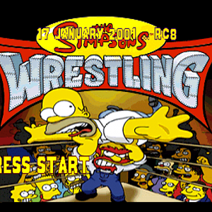 The Simpsons Wrestling - A Game has Released in 2001-04, it is January 2001 Release Candidate 8.