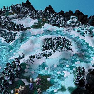 Screenshot from my map "Frozen Quarry"