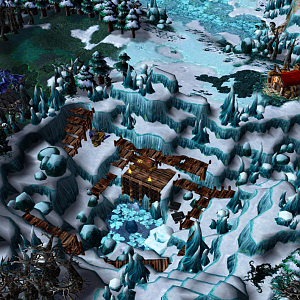 Screenshot from my map "Frozen Quarry"