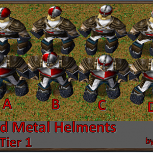 Helment T1 team color testing. 5 variants tested to determine which is the best Team Colored variant to add to the regular models in the Hive Database