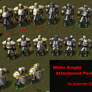 WhiteKnight Set 2014.
Older version of the knight set, saved to compare with future versions.