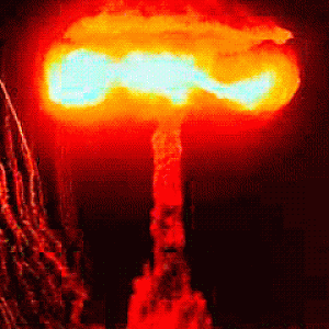 atomic mushroom cloud nuclear explosion 6