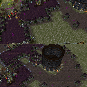 Monster Master's 2: Evolve (Tri-RPG) v1.00 screenshot of unfinished map of the Dungeon 4(?) area ruled by Davey Jones and his Crushed Ship.