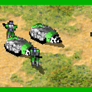 Two Subterranean APCs along with three Light Infantries outside.

Credits to Tiberian Sun (Firestorm), Red Alert 2 (Yuri's Revenge) and C&C: Reloade