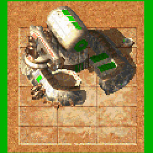 A simple yet cool-looking Pherithian Construction Yard.

Credits to Dune 2000.