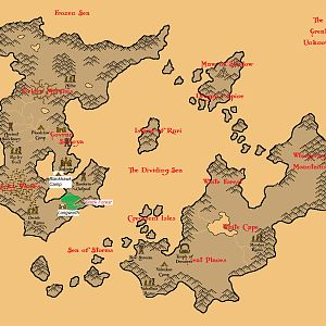 Dark Prophecy Map with SLA locations