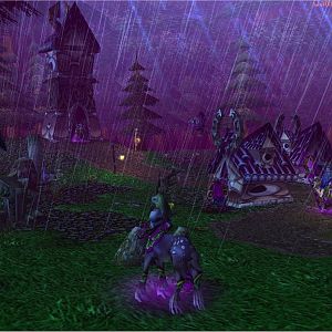 (Nightelf town based on a picture if seen from WoW)