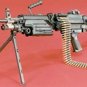 FN M249 Squad Automatic Weapon, caliber 5.56x45mm