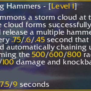 Storming Hammers Tooltip