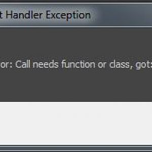 Error 3Dsmax