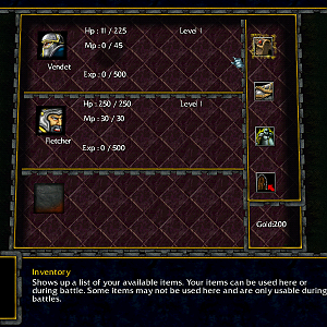 Astallas Status Menu