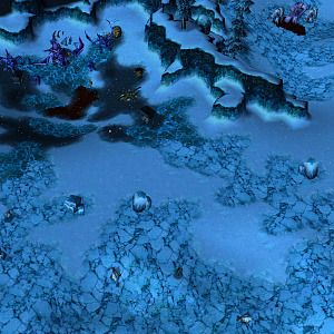 Gold-containing terrain at neutral hostile spots