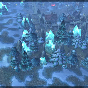 Night At Ymir Mountain And Vanheim