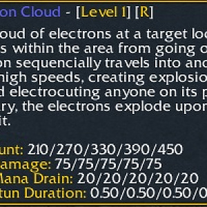 Electron Cloud Tooltip