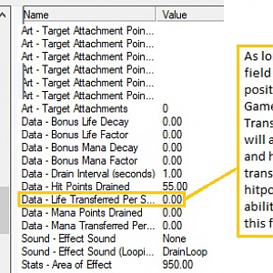 Life Drain Ally Targeting