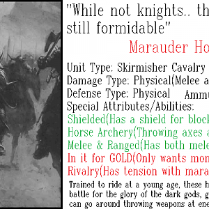 Marauder Horsemen Info
