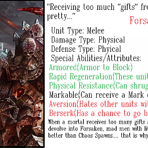 Forsaken Info