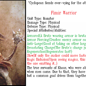 Fimir Warriors Info