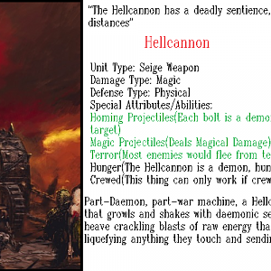 Hellcannon Info