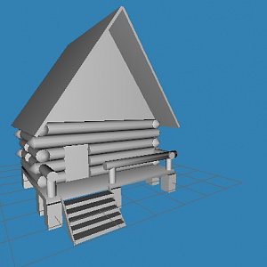 Wooden House (milkshape)