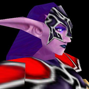 Remastering Grey Archon Foot Huntress 2 - head, side view