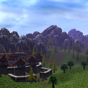 City Of Asinp And The Kreeg Mountains