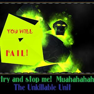Test your skills on my new upcoming project: The Unkillable Unit!
You goal is to kill the infernal before it kills you! Coming soon!