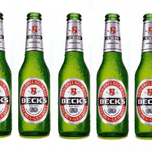 becks, tastes good....
