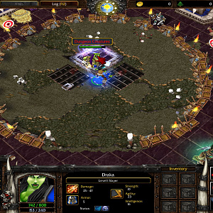 Battling a troll during the tutorial