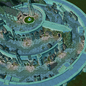 Evening in Minas Tirith