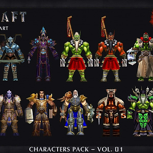 WC3_CHARACTER PACK_VOL_01