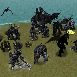 Shadow Demons (recolored to black)