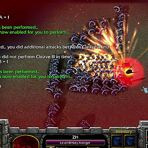 War3 Cleave Combo Test 3 (Much Faster) - YouTube