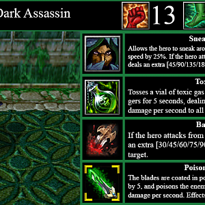 Hero Card - Dark Assassin