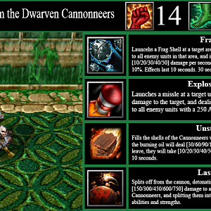 Hero Card - Dwarven Cannonneer