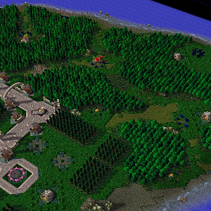 The virgin land of the island