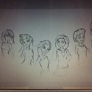 Disney Princesses wip