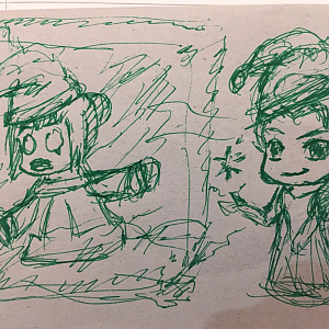 doodle, padoru n frozen