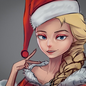 elsa christmas wip