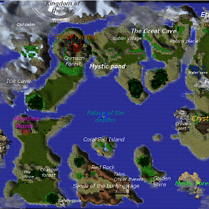 World Map of Good & Evil II Between Worlds.