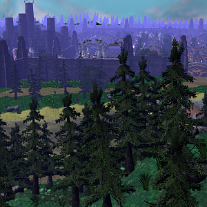 CIty landscape view