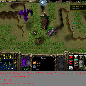 My War of the Galaxy Solo-Play V. 0.95 Screenshot 2 - The Alien Units (not from space) from the map eventually (May 16th, 2019)