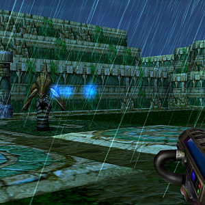 A little Unreal/Quake/DN(3d/F)/SeriSam/Halo/etc Inspired First Person WC3 Shooter Screenshot Mockup - Energy Carbine